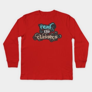 Read The Classics Kids Long Sleeve T-Shirt